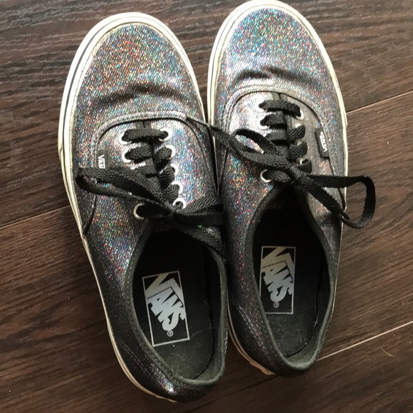 rainbow sparkle vans